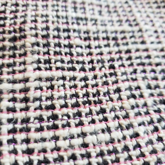 Zara Tweed Puff Sleeve Belted Jacket Small - Picture 9 of 12